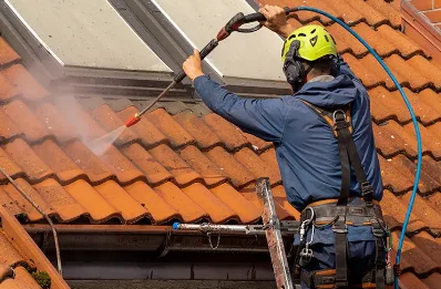 Démoussage et hydrofuge de toiture à Moulins-en-Bessin